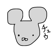 painted animals sticker #9747974