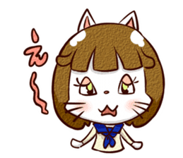 Nyan-cat High School Girl sticker #9748021