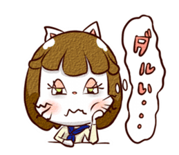 Nyan-cat High School Girl sticker #9748029