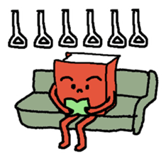 Sticker for bookworm. sticker #9748344