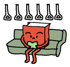 Sticker for bookworm. sticker #9748344