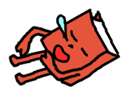 Sticker for bookworm. sticker #9748354