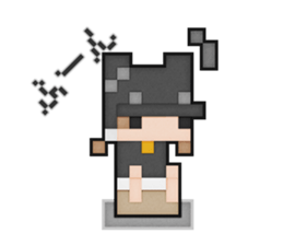 Softy dot-chan 3 sticker #9749670