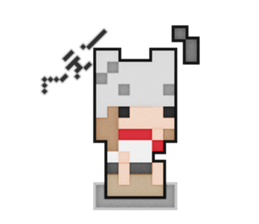 Softy dot-chan 3 sticker #9749671