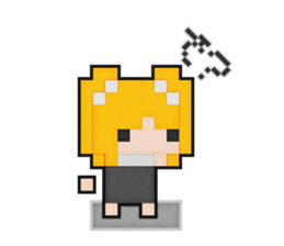 Softy dot-chan 3 sticker #9749692