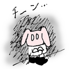 Masked Bunny sticker #9749703