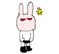 Masked Bunny sticker #9749716