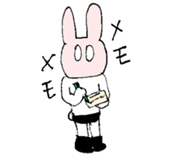 Masked Bunny sticker #9749721