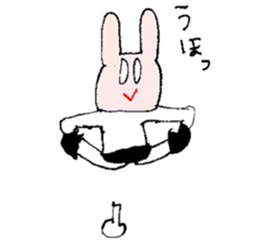 Masked Bunny sticker #9749722