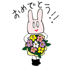 Masked Bunny sticker #9749735
