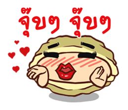 Oyster Delicious Clean Healthy Fun & Fin sticker #9750058