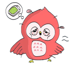 Drinker owl sticker #9750692