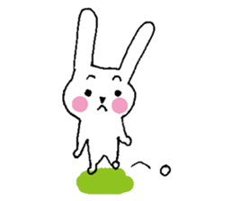 Happy Rabbit boy sticker #9750778