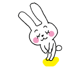 Happy Rabbit boy sticker #9750780