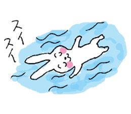 Happy Rabbit boy sticker #9750787