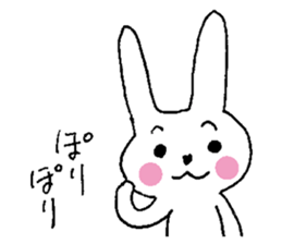 Happy Rabbit boy sticker #9750788