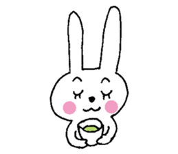 Happy Rabbit boy sticker #9750796