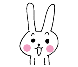 Happy Rabbit boy sticker #9750797