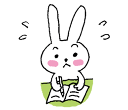 Happy Rabbit boy sticker #9750802