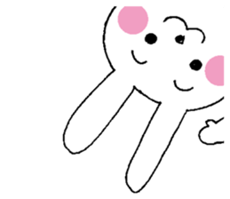 Happy Rabbit boy sticker #9750803
