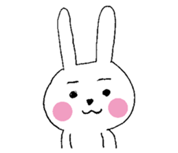 Happy Rabbit boy sticker #9750805