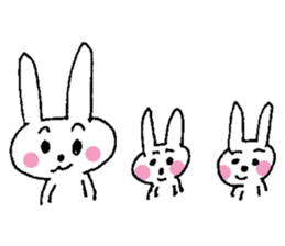 Happy Rabbit boy sticker #9750808
