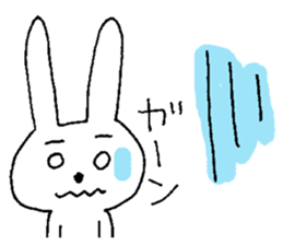 Happy Rabbit boy sticker #9750811