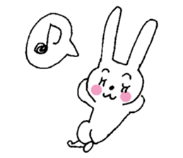 Happy Rabbit boy sticker #9750812