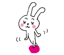 Happy Rabbit boy sticker #9750813