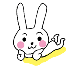 Happy Rabbit boy sticker #9750814