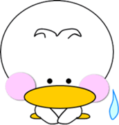 Day cute duck2 sticker #9750862