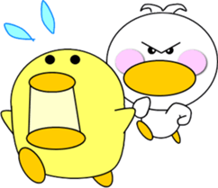 Day cute duck2 sticker #9750893