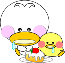 Day cute duck2 sticker #9750895