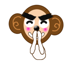 XOXO Monkeys4-1 sticker #9751537