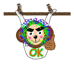 XOXO Monkeys4-1 sticker #9751541