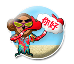 XOXO Monkeys4-1 sticker #9751545