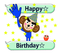 XOXO Monkeys4-1 sticker #9751548