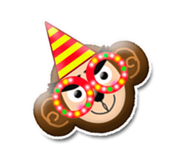 XOXO Monkeys4-1 sticker #9751549