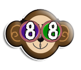 XOXO Monkeys4-1 sticker #9751551