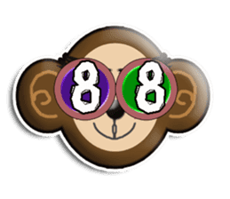 XOXO Monkeys4-1 sticker #9751551
