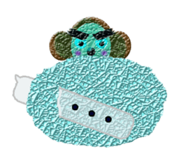 XOXO Monkeys4-1 sticker #9751553