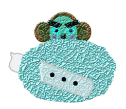 XOXO Monkeys4-1 sticker #9751553