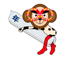 XOXO Monkeys4-1 sticker #9751557