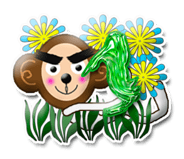 XOXO Monkeys4-1 sticker #9751560