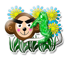 XOXO Monkeys4-1 sticker #9751560