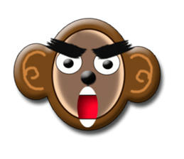 XOXO Monkeys4-1 sticker #9751563