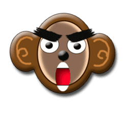 XOXO Monkeys4-1 sticker #9751563