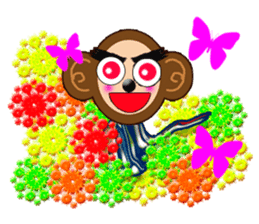 XOXO Monkeys4-1 sticker #9751572