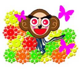 XOXO Monkeys4-1 sticker #9751572