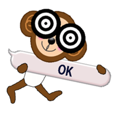 XOXO Monkeys4-1 sticker #9751574